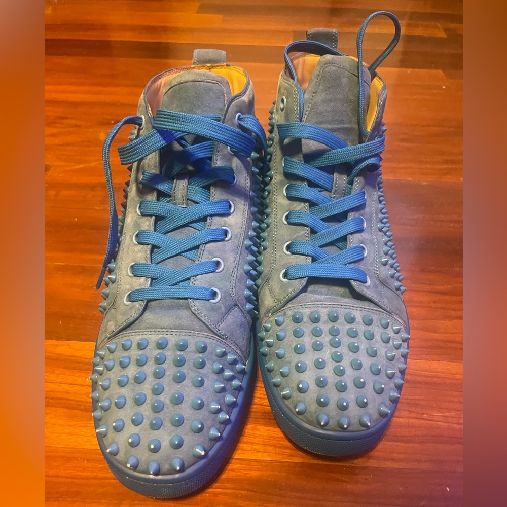 Babyblue Christian Louboutin high tops